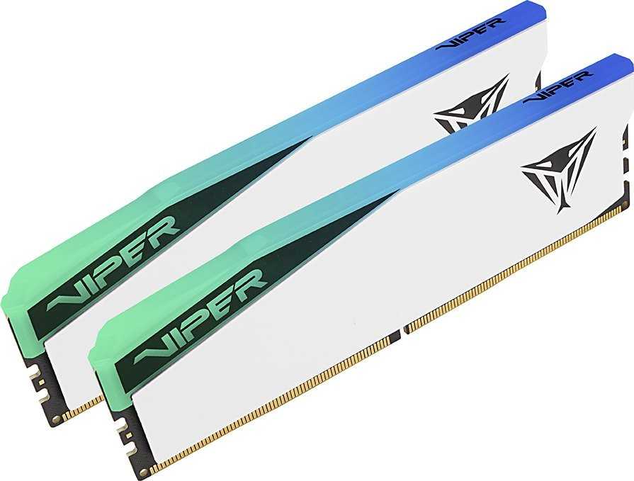 RAM Patriot Viper Elite RGB 32GB [1x32GB 5600MHz DDR5 CL38 DIMM] balta
