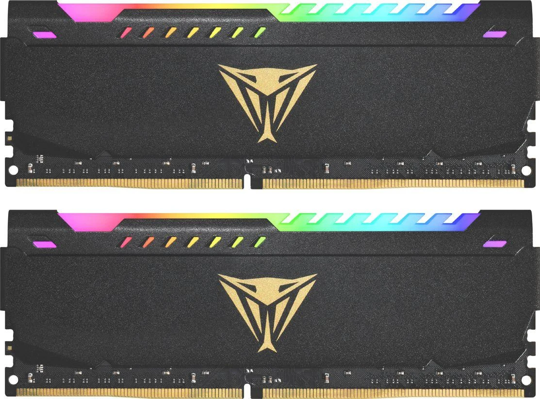 Patriot Viper Steel DDR4 RAM plokštelės su RGB apšvietimu
