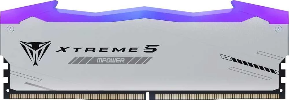 Patriot Viper Gaming RGB XTREME 5 DDR5-6400 RAM, CL 32, Intel XMP 3.0 – 32GB Dual Kit, juodas