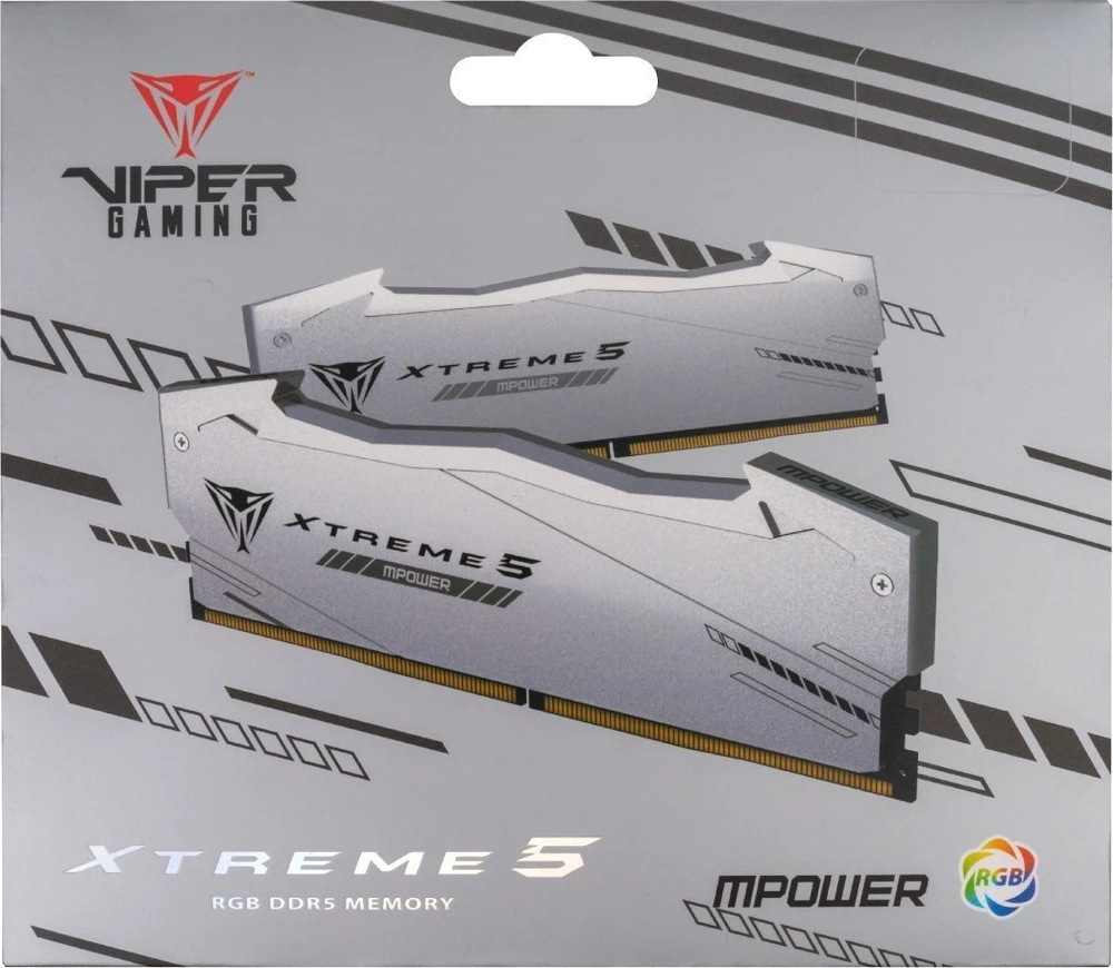 RAM Atmintis Patriot Viper Xtreme 5 RGB MPower, DDR5, 48 GB, 6000MHz, CL30 (PVXR548G60C30KM)
