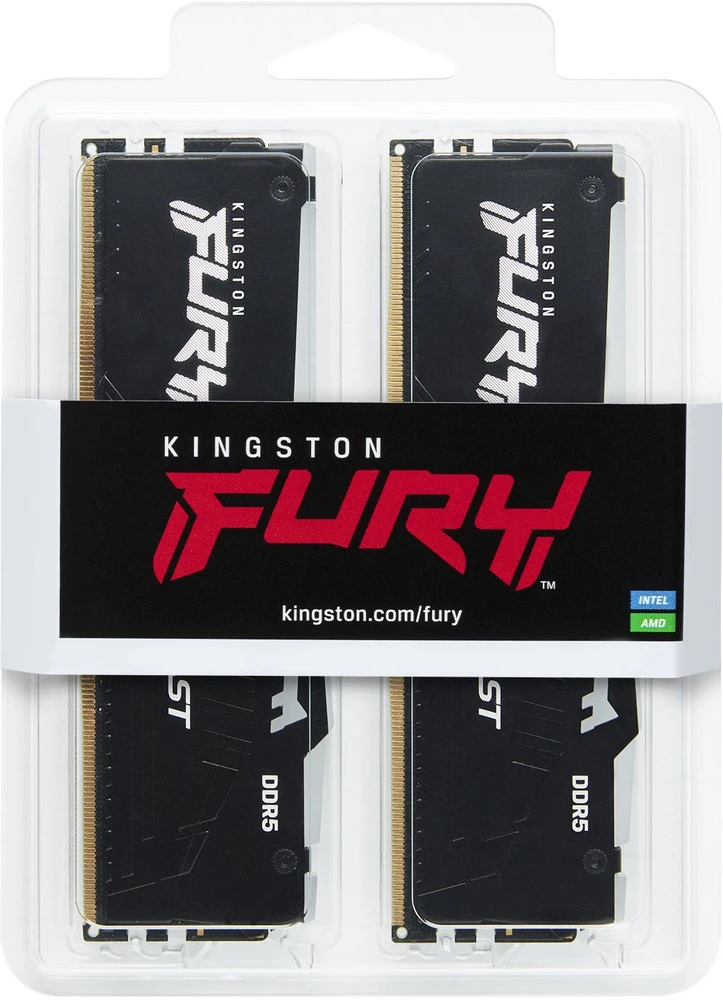 „Kingston Technology FURY Beast“ 128 GB 5600 MT/s DDR5 CL40 DIMM RGB atmintis