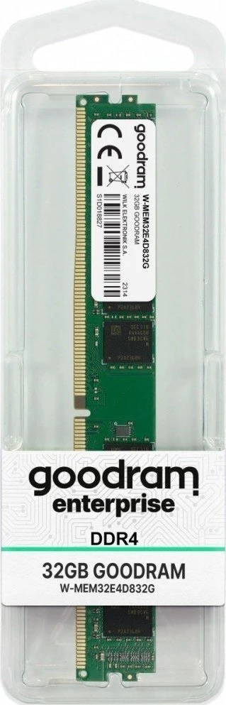 Atminties modulis - Goodram W-MEM32E4D832G 32GB DDR4 3200MHz ECC Be Buferinis