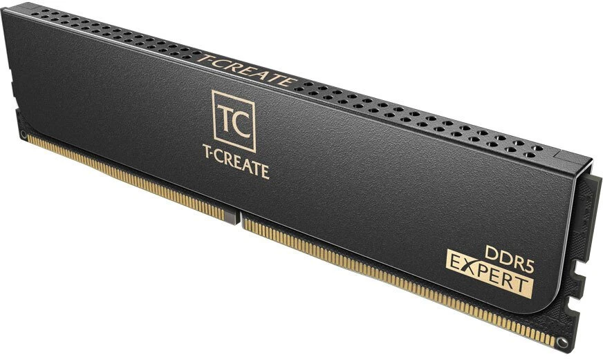 „Team Group T-Create Expert DDR5-6400 RAM“, CL42, XMP/EXPO – 128 GB dvigubas rinkinys, juodas