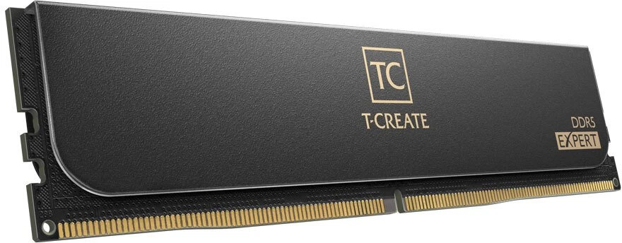 „Team Group T-Create Expert DDR5-6400 RAM“, CL42, XMP/EXPO – 128 GB dvigubas rinkinys, juodas