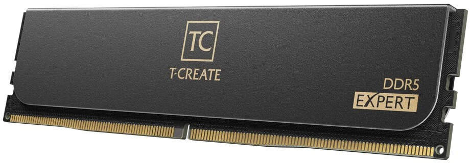 „Team Group T-Create Expert DDR5-6400 RAM“, CL42, XMP/EXPO – 128 GB dvigubas rinkinys, juodas