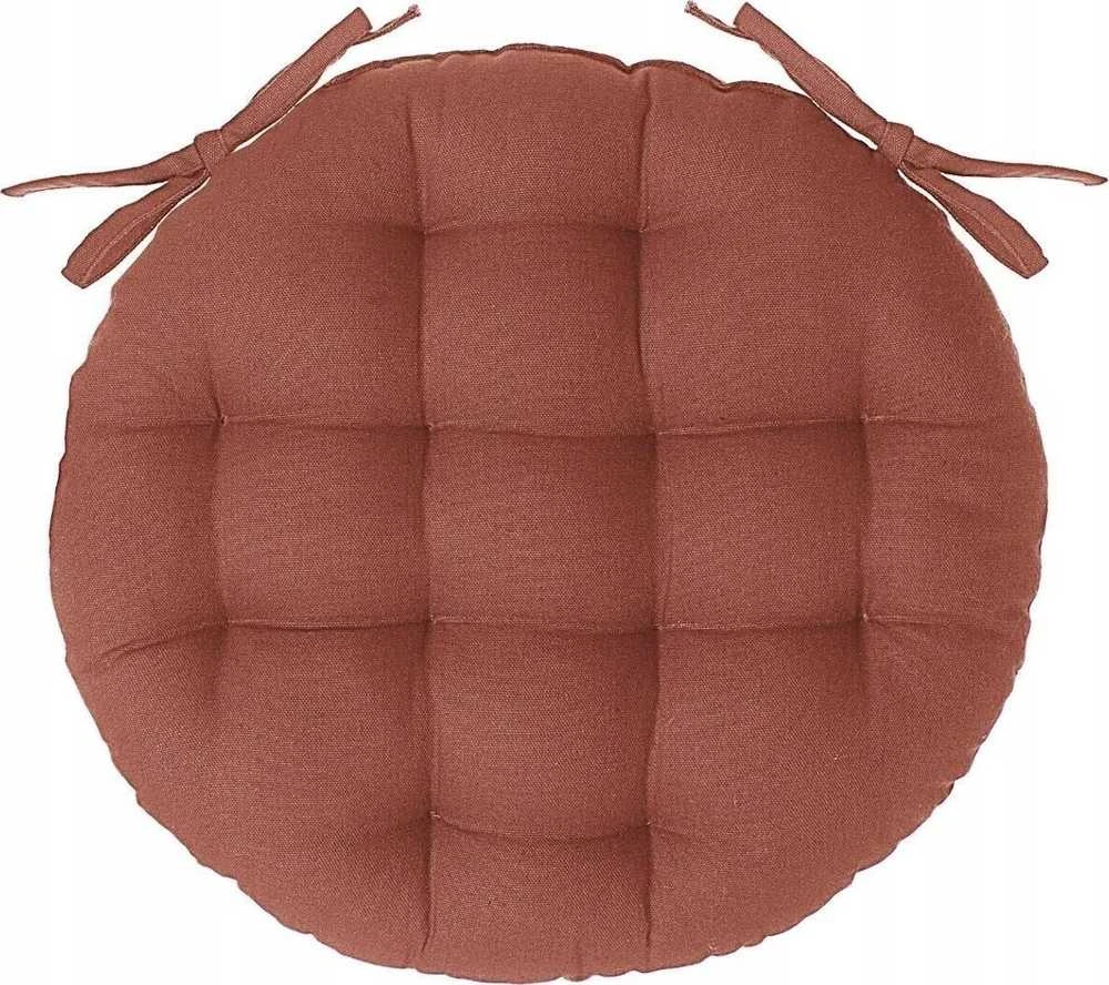 Atmosphera Oranžinis Apvali kėdės pagalvėlė ROUND, Ø 38 cm, oranžinė