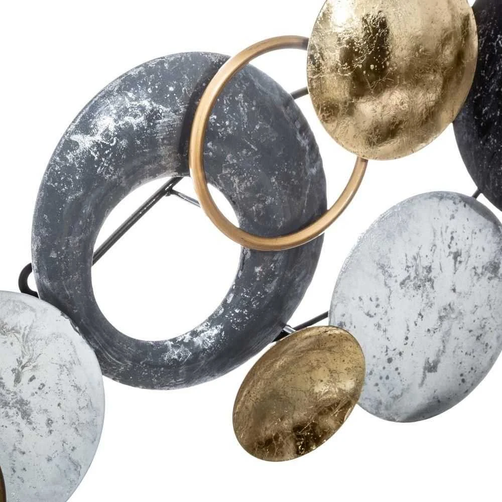 Atmosphera Sienų apdaila DECO, metalas, 93x43 cm, pilkai auksinis