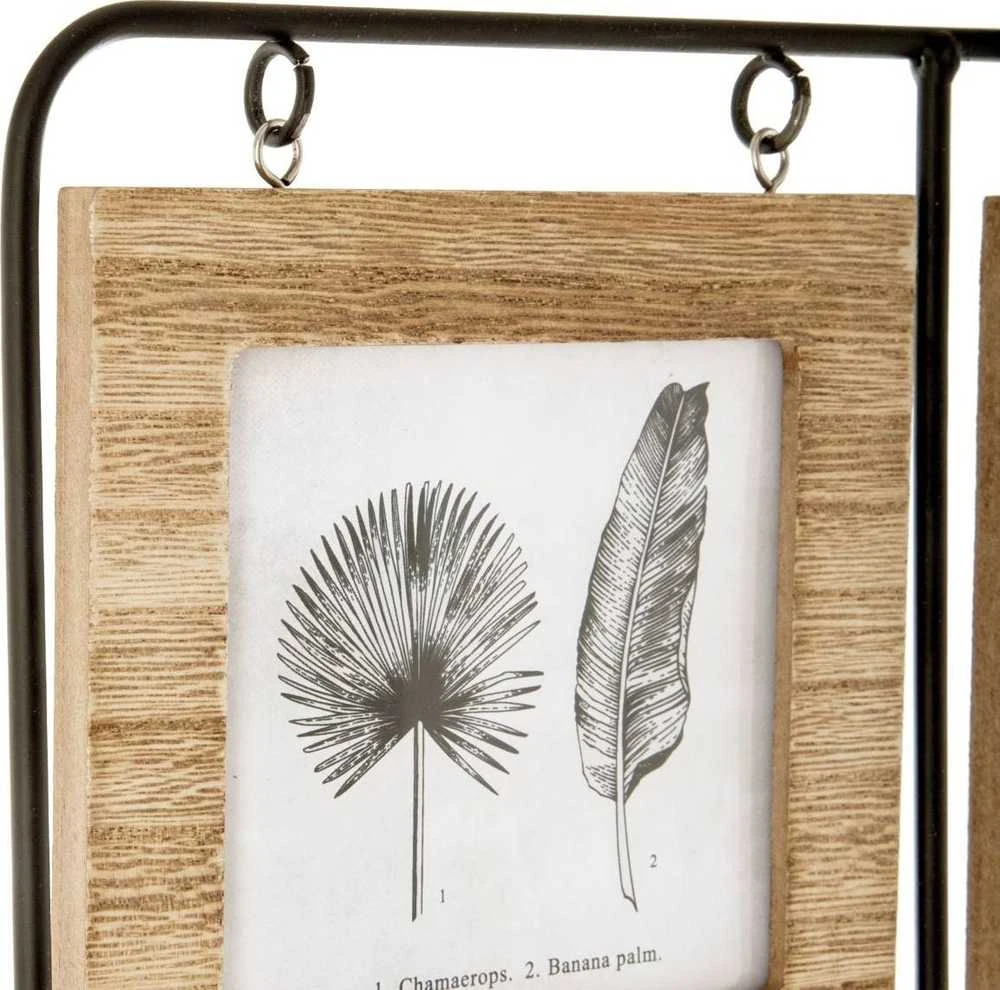 Nuotraukų rėmelis Atmosphera Frame Medinis rėmas 4 paveikslams, stovimas rėmas - mini galerija 42 x 36 cm