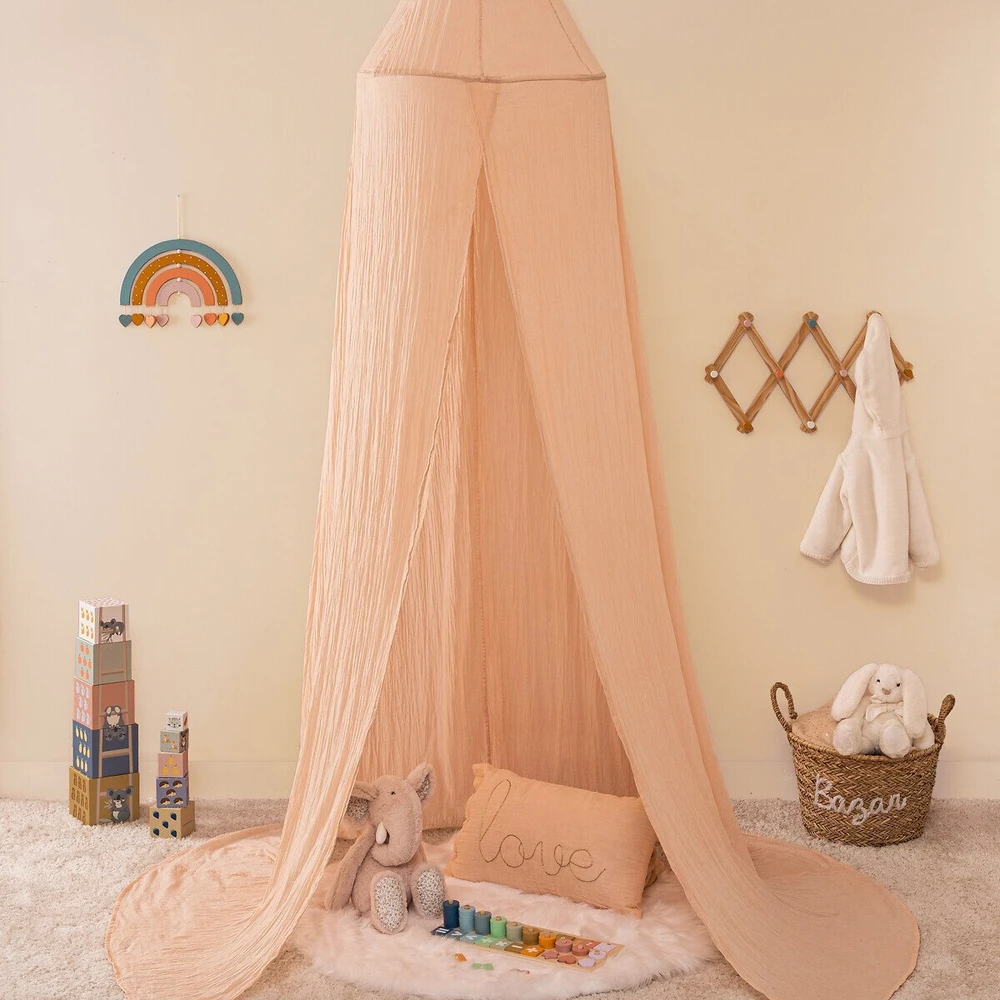 Atmosphera Cotton Lovytės baldakimas, muslino medvilnė, aukštis 350 cm
