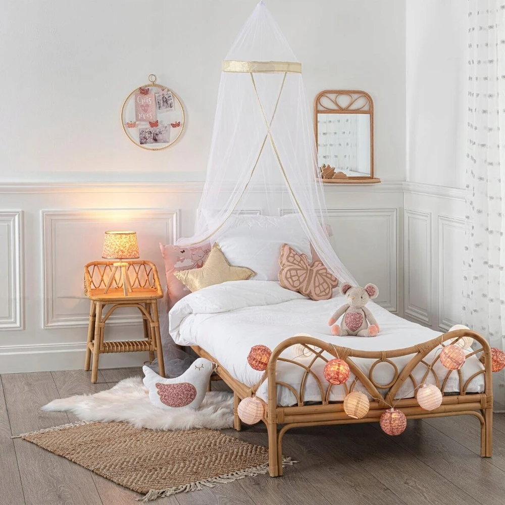 Atmosphera Cotton Lovytės baldakimas, muslino medvilnė, aukštis 350 cm
