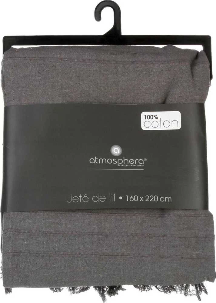Atmosphera Cotton Lovatiesė su kutais, dekoratyvinė medvilninė kepurė baldų apsaugai