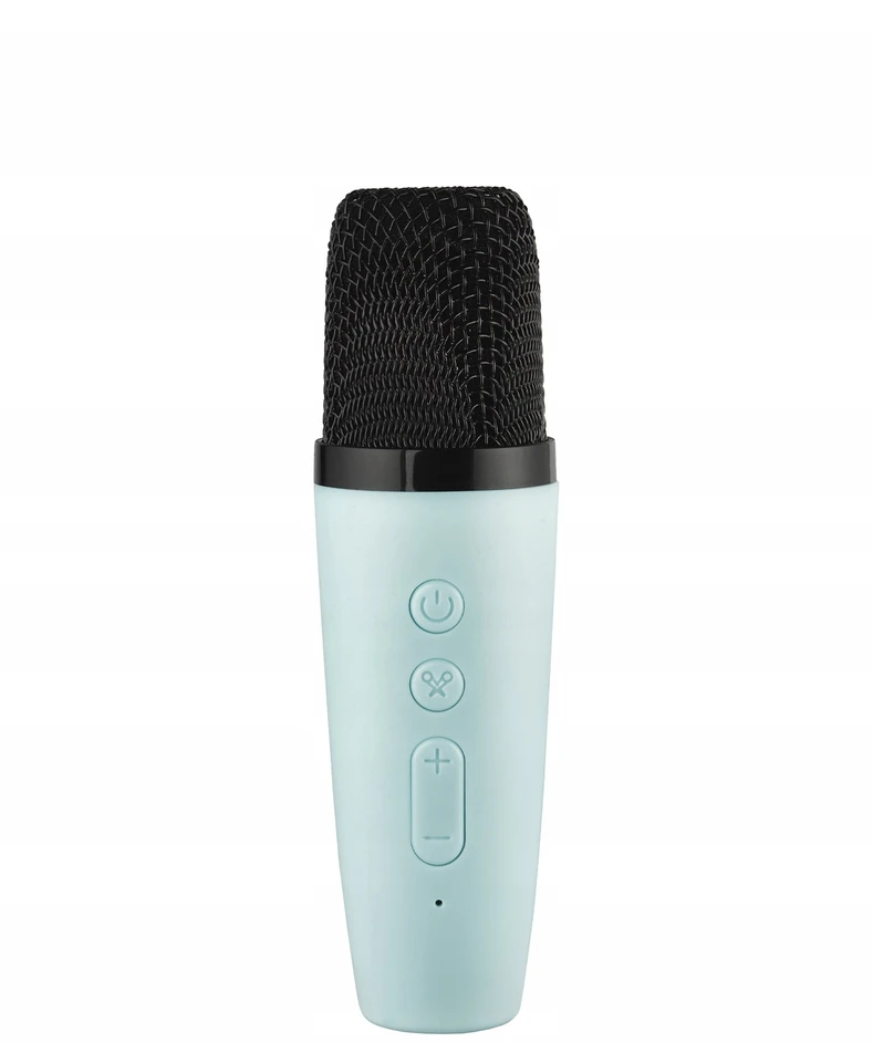 Atmosphera „Bluetooth“ garsiakalbis su karaoke mikrofonu 2 viename vaikams „Kiddoboo Kidsvoice Junior“ / „Kbt3blu“ / mėlynas
