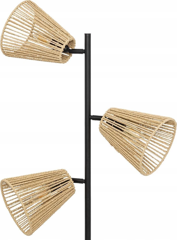 Atmosphera GIADA boho toršeras, 3 pasukami šviestuvai, 150 cm