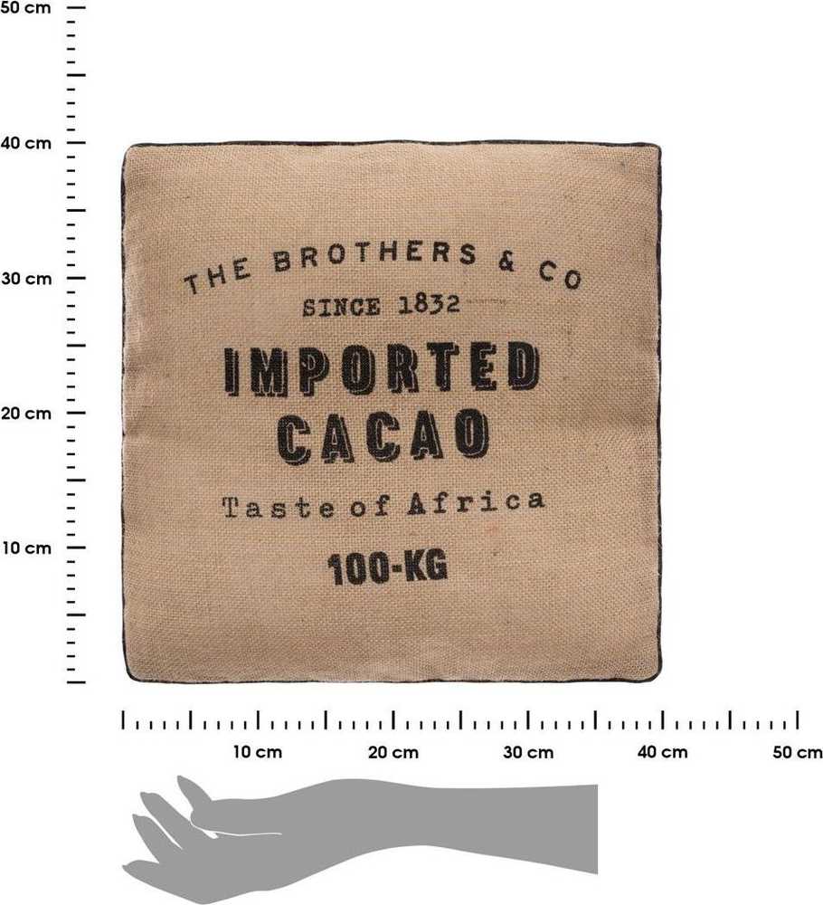 Atmosphera Cacao džiuto sėdynės pagalvėlė