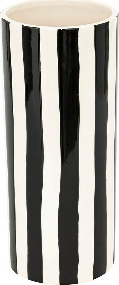 Vaza Atmosphera 204295, 30 cm, balta/juoda