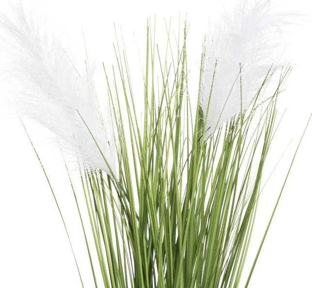Atmosphera Dirbtinė dekoratyvinė žolė cementiniame vazone, aukštis 70 cm