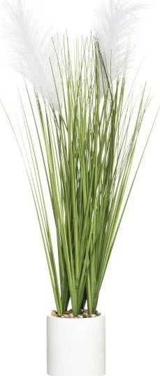 Atmosphera Dirbtinė dekoratyvinė žolė cementiniame vazone, aukštis 70 cm