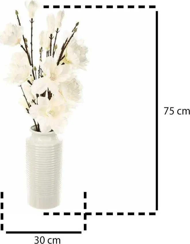 Atmosphera Magnolija vazoje, graži puokštė suteiks žavesio ir elegancijos bet kuriam kambariui