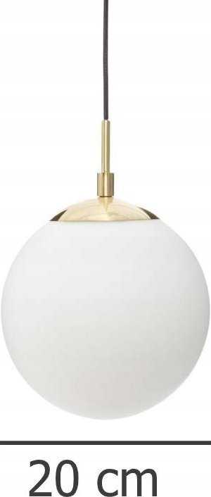 Atmosphera Lamp Apvalus pakabinamas šviestuvas DRIS, baltas rutulinis, Ø 20 cm