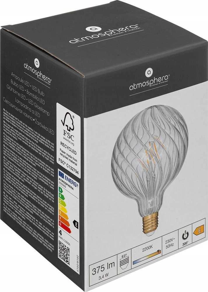 Atmosphera Didelė dekoratyvinė LED lemputė G125