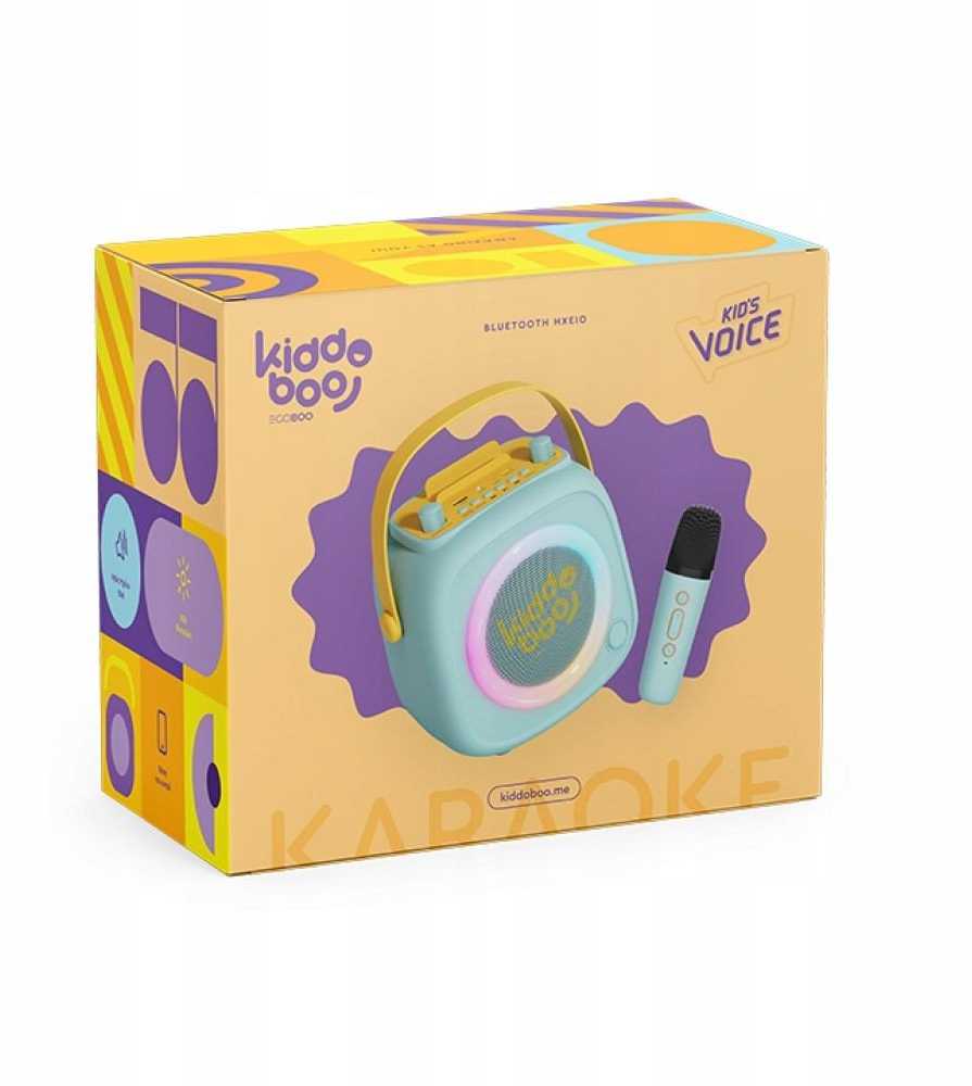 Atmosphera Garsiakalbis Mikrofonas Rinkinys 2in1 Karaokė Vaikams Vaikams Kidooboo Kidsvoice / Kb23028mnt Mėtinė