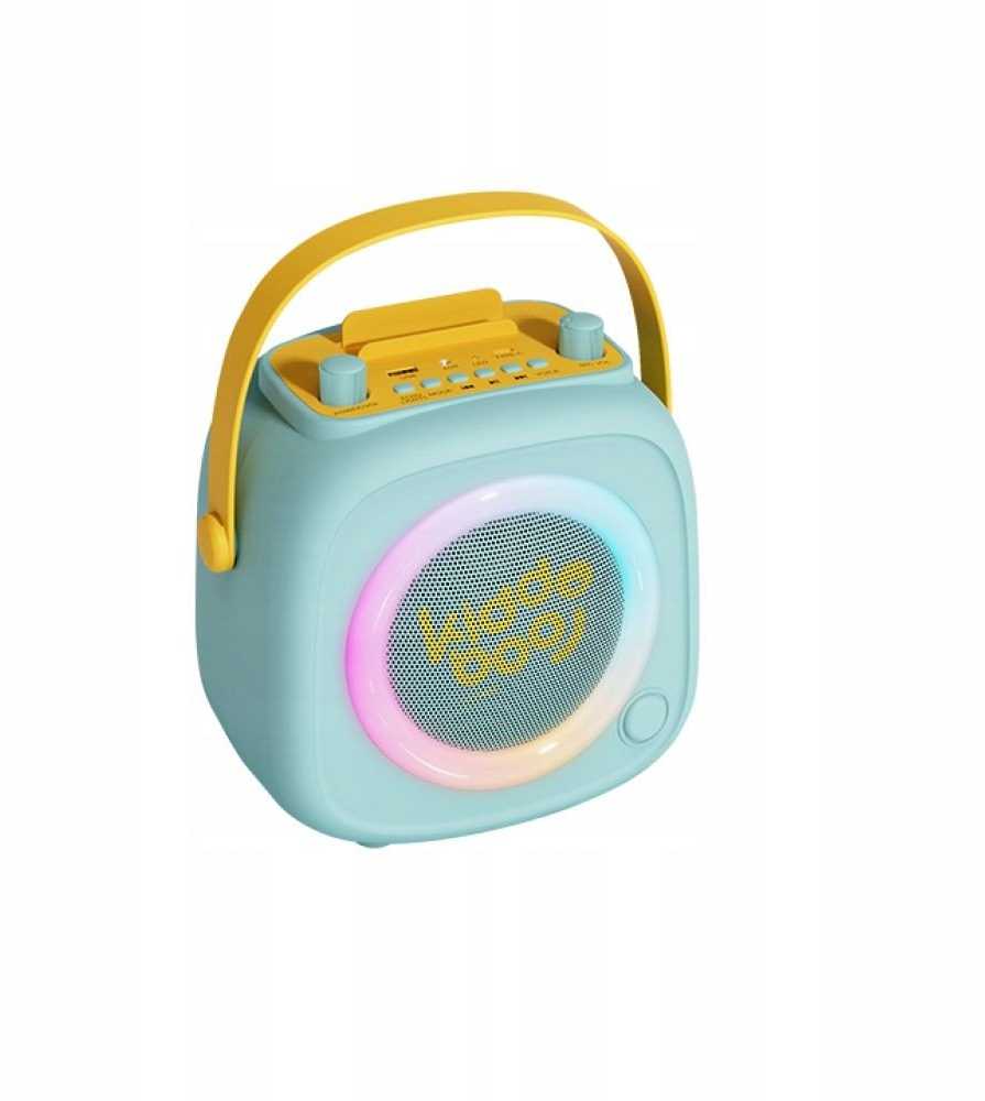 Atmosphera Garsiakalbis Mikrofonas Rinkinys 2in1 Karaokė Vaikams Vaikams Kidooboo Kidsvoice / Kb23028mnt Mėtinė