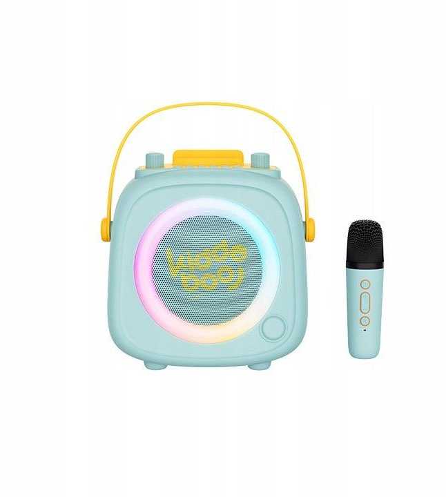 Atmosphera Garsiakalbis Mikrofonas Rinkinys 2in1 Karaokė Vaikams Vaikams Kidooboo Kidsvoice / Kb23028mnt Mėtinė
