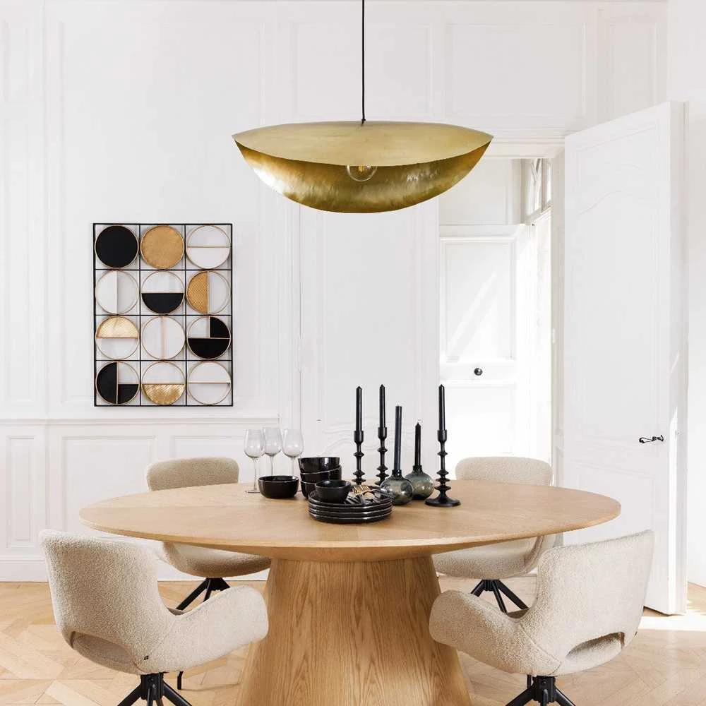 Atmosphera Geometrinė sienų apdaila iš metalo, 76 x 101 cm