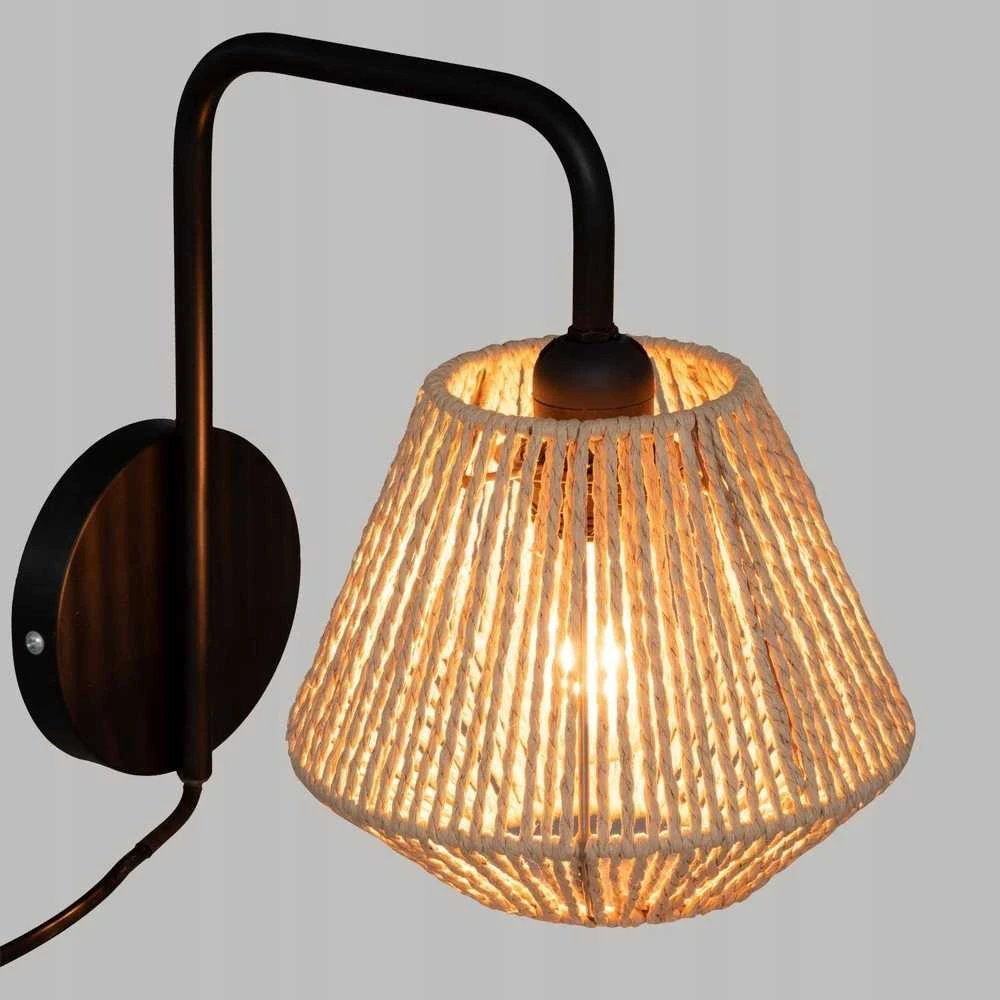 Atmosphera Sieninis šviestuvas su Jily austu gaubtu, metalinis, Ø 18 cm