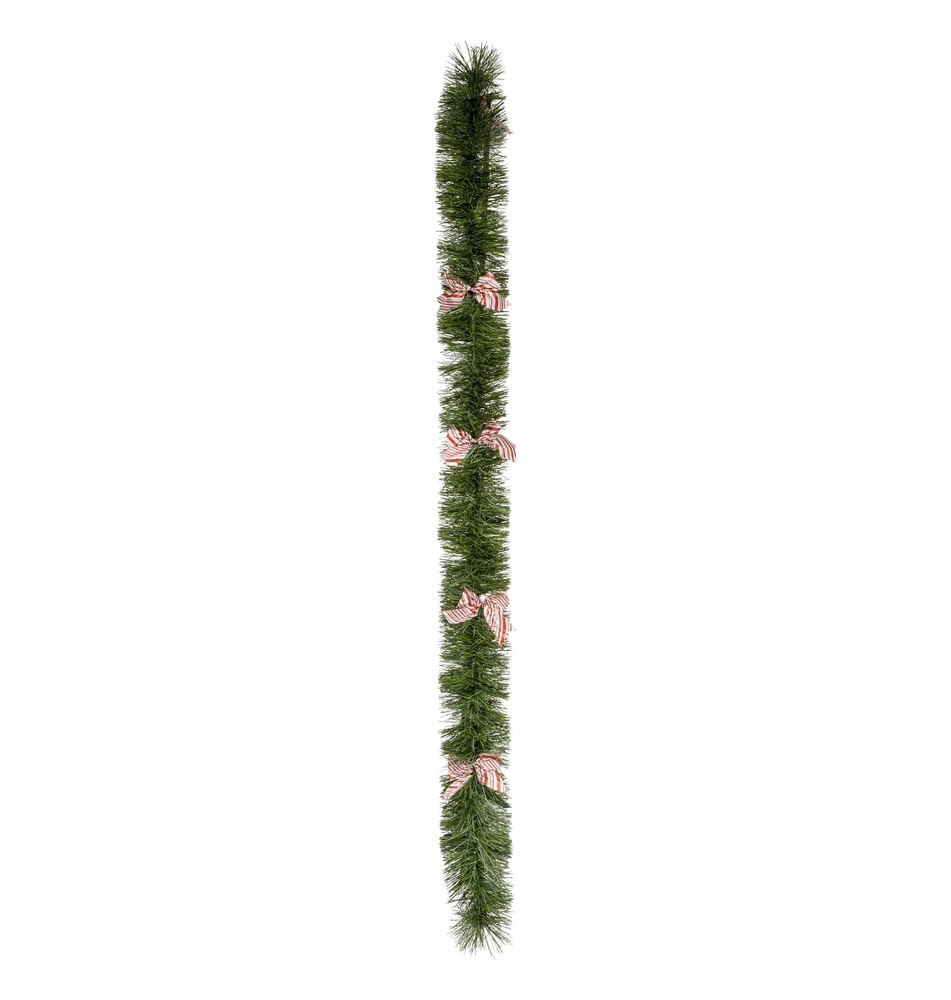 Atmosphera Kalėdinė girlianda, tanki eglutė su kaspinėliais, 270 cm