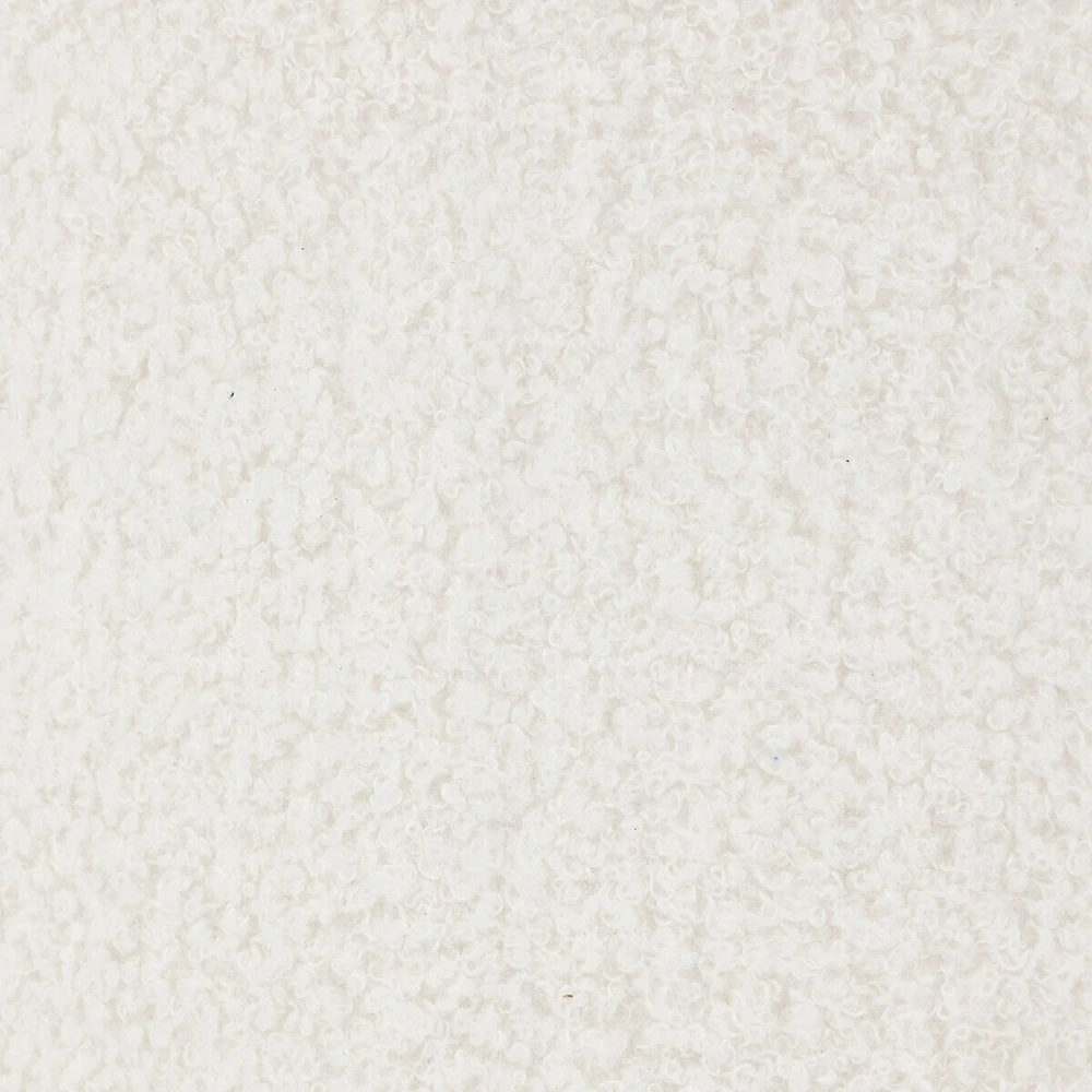 Atmosphera BONA keraminė stalinė lempa su bouclé gaubtu, Ø 14 cm