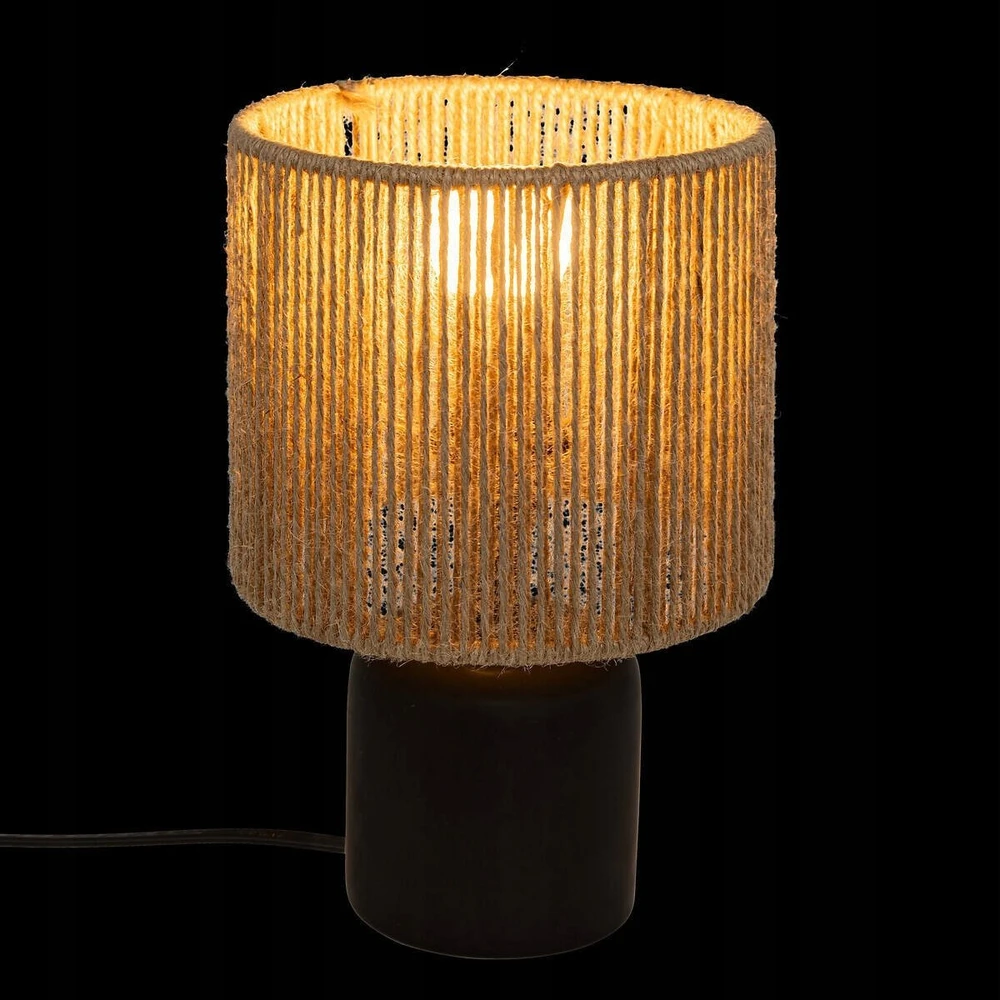 Atmosphera KOBY keraminis stalinis šviestuvas su austu gaubtu, 24 cm