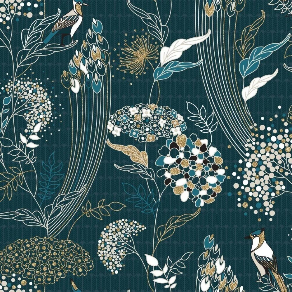 Atmosphera Cotton PAON medvilninės patalynės komplektas, povo motyvas, 240x220 cm