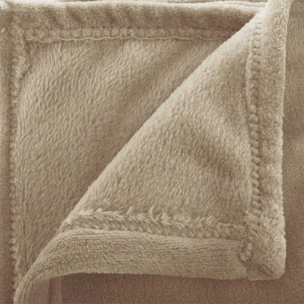Atmosphera Fleece antklodė UNI 180 x 230 cm, smėlio spalvos