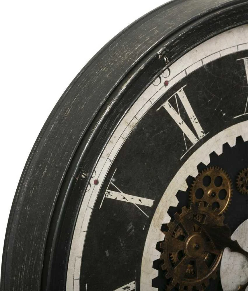 Atmosphera Didelis sieninis laikrodis CHARLEY, Ø 76 cm, su dekoratyviniu mechanizmu