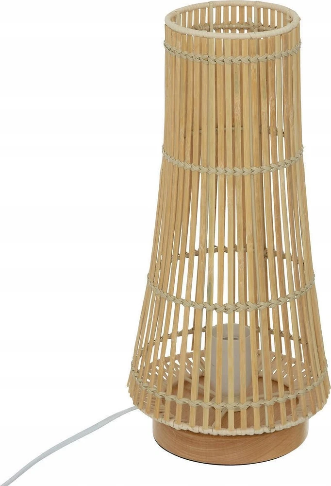 Atmosphera MAHE bambukinė stalinė lempa, 38 cm