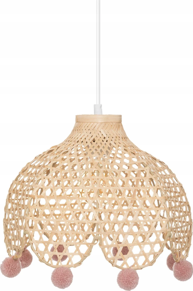 Atmosphera Lamp Lubinis šviestuvas CAMPAGNE, bambukas, Ø 28 cm