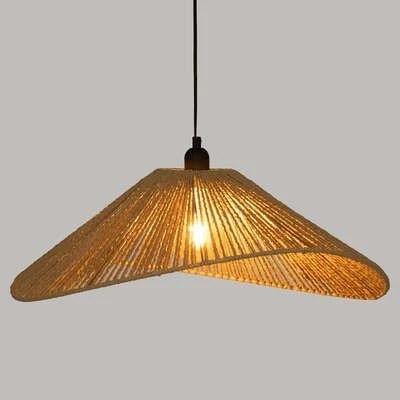 Atmosphera MYHA pakabinamas šviestuvas virš stalo, austas gaubtas, 58 cm
