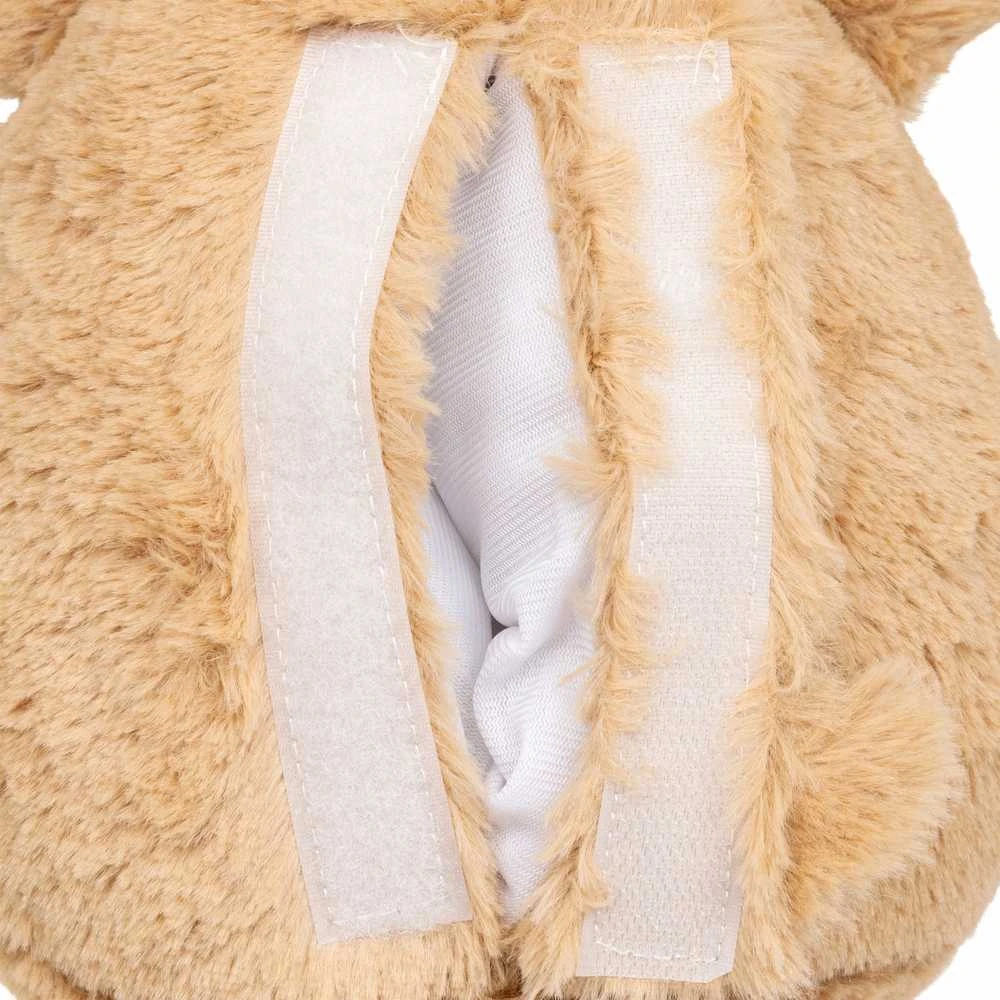 Atmosphera Bear Naktinė lemputė vaikams MARRON pliušinis meškiukas veikia baterijomis, aukštis 27 cm