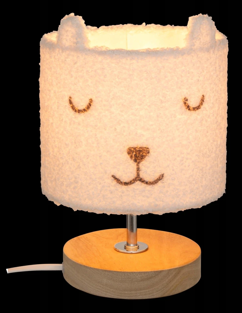 Atmosphera Lampa nocna dziecięca beż MIŚ h-23