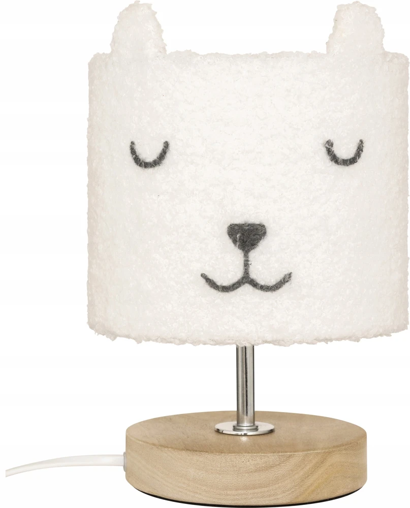 Atmosphera Lampa nocna dziecięca beż MIŚ h-23
