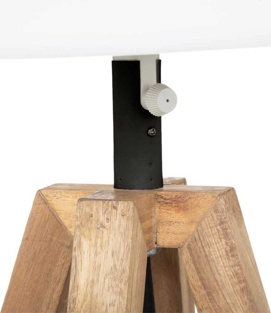 Atmosphera Lamp Matia terasinis šviestuvas, akacijos medžio rėmas, aukštis 58 cm