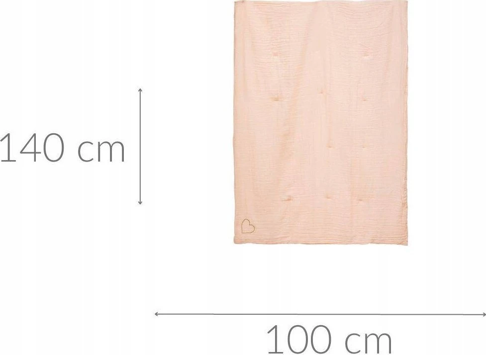 Atmosphera Cotton Medvilninė lovatiesė vaikų kambariui LILI, 100 x 140 cm