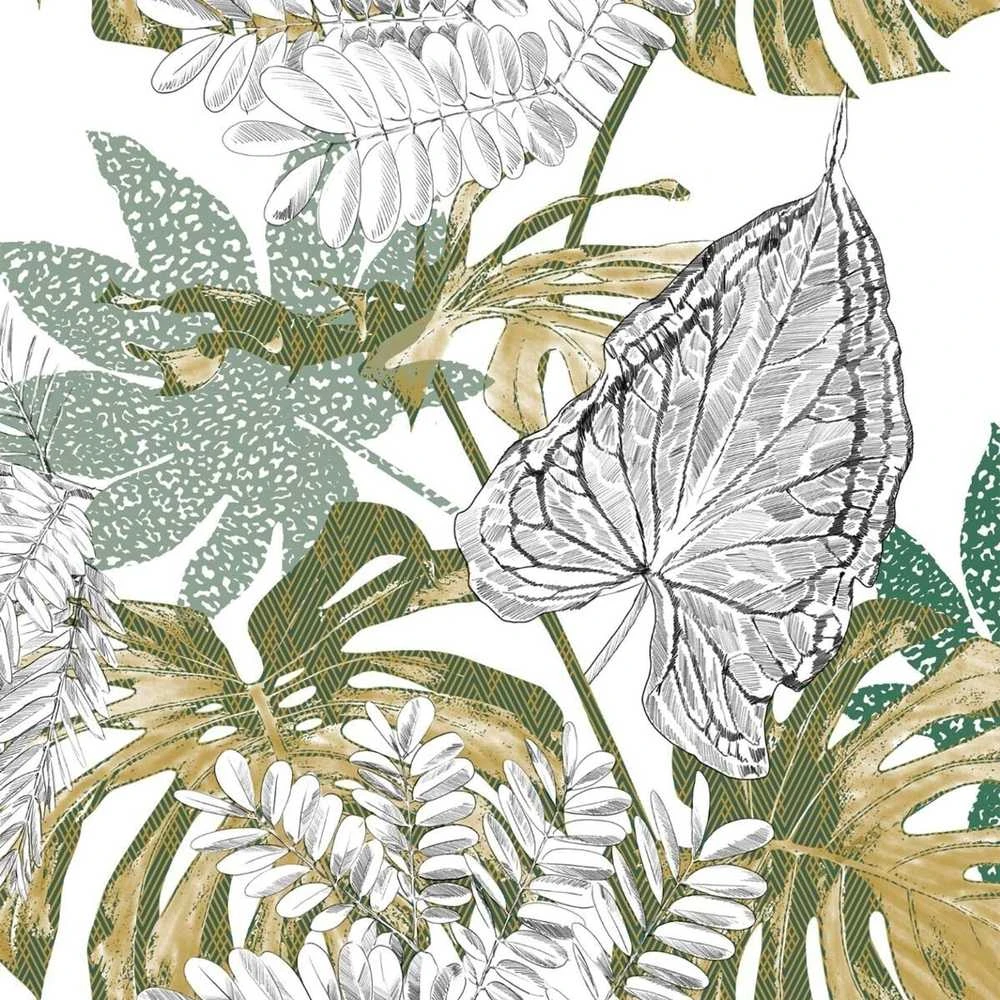 Atmosphera Cotton Medvilninis patalynės komplektas 2 asmenims MONSTERA, 240x220 cm