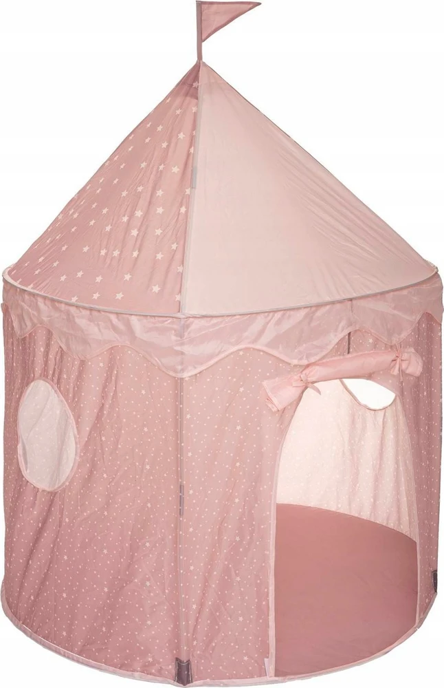 Atmosphera for kids Vaikiška palapinė, Ø 100 cm, poliesteris, rožinė