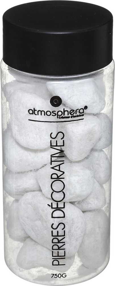 Atmosphera PIERRE DÉCO dekoratyviniai akmenys, 750 g, balti
