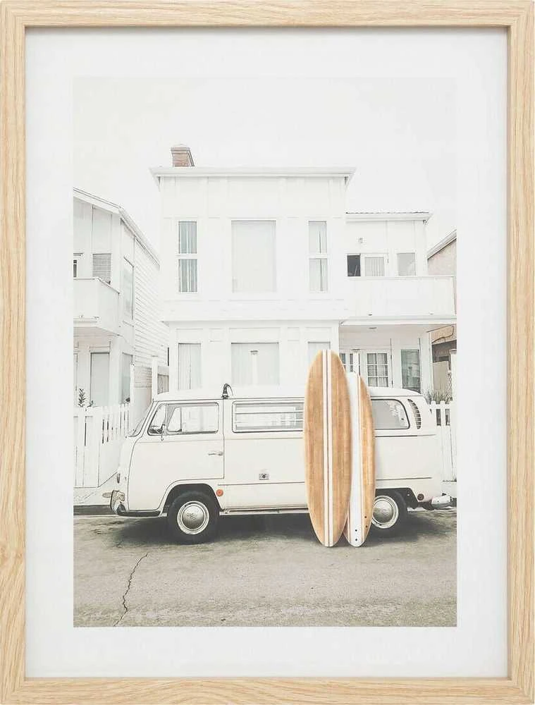 Atmosphera Įrėmintas plakatas su retro automobiliu VIVIEN, 30 x 40 cm