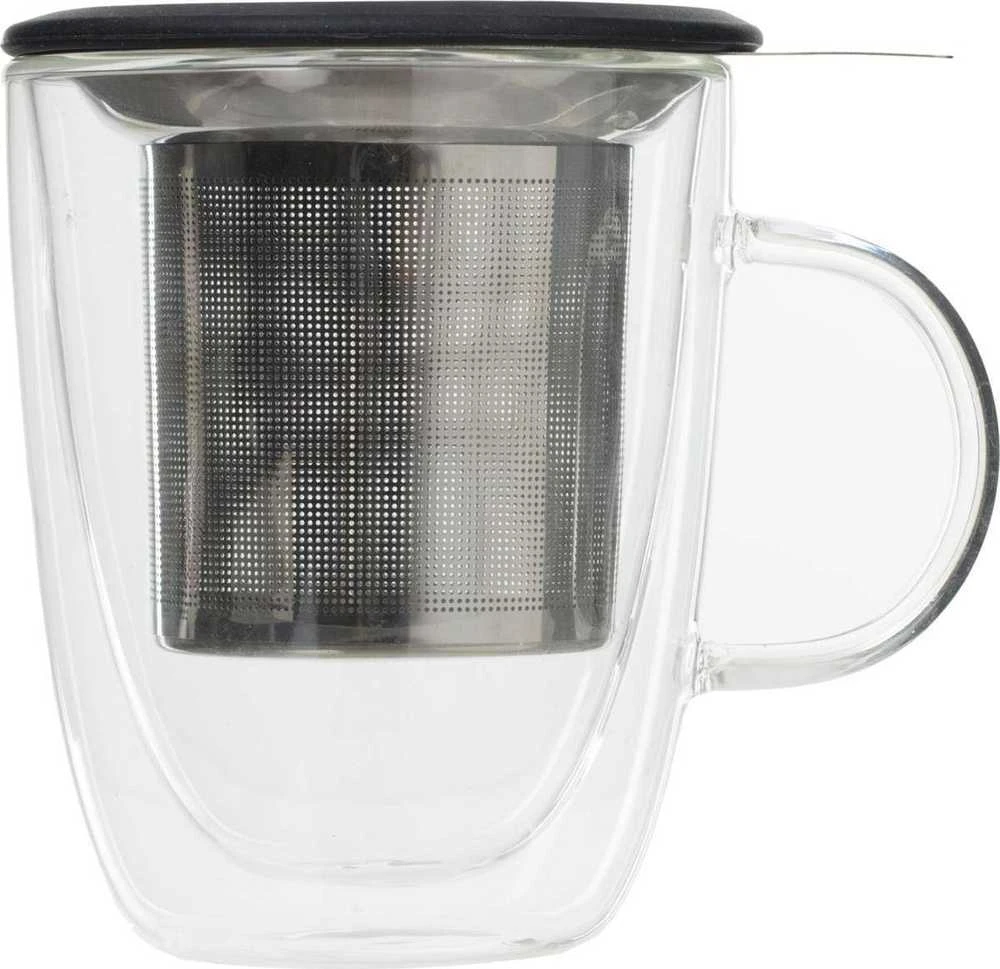 Atmosphera Puodelis su arbatos virimo aparatu, stiklinis, 300 ml