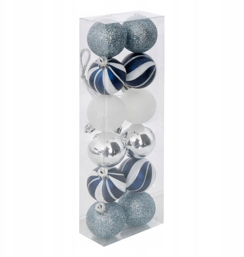 Atmosphera PIECES Kalėdinių papuošalų rinkinys, Ø 4 cm, 12 dalių
