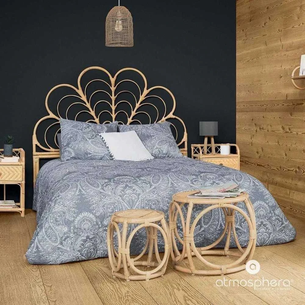 Lovatiesė + 2 pagalvės šviesiai pilkos spalvos MARIE, Atmosphera